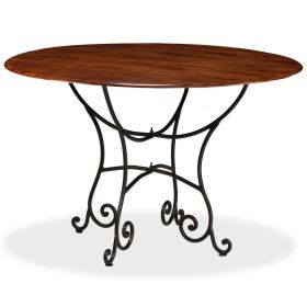 Dining Table Solid Acacia Wood with Honey Finish 47.2"x29.9"
