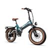 RX4.0 750W 48V 20inch Fast Folding Fat Tire Full Suspension Ebike for Adult