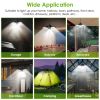 Solar Pendant Lights IP65 Waterproof Shed Light 120ï¿½ï¿½ Adjustable Garage Light with 3 Timing Modes 4 Brightness Levels