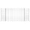 H-Shaped Gabion Planter Steel Wire 260x40x120cm