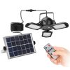 Solar Pendant Lights IP65 Waterproof Shed Light 120ï¿½ï¿½ Adjustable Garage Light with 3 Timing Modes 4 Brightness Levels