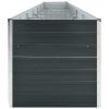 Garden Raised Bed Galvanized Steel 236.2"x31.5"x30.3" Anthracite