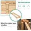 Wooden Vegetable Raised Garden Bed for Backyard Patio Balcony