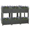 Raised Bed 47.2"x15.7"x28" Polypropylene