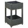 Raised Bed 15.7"x15.7"x28" Polypropylene