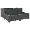 Raised Bed 31.5"x31.5"x15" Polypropylene