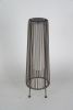 Outdoor Floor Solar Light 2-Pack, All-Weather Wicker Solar Patio Lamp