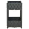 Raised Bed 15.7"x15.7"x28" Polypropylene