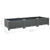 Raised Bed 47.2"x15.7"x9.1" Polypropylene