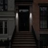 4Pack Solar Powered LED Fence Lights Dusk To Dawn Sensor Fence Lamps